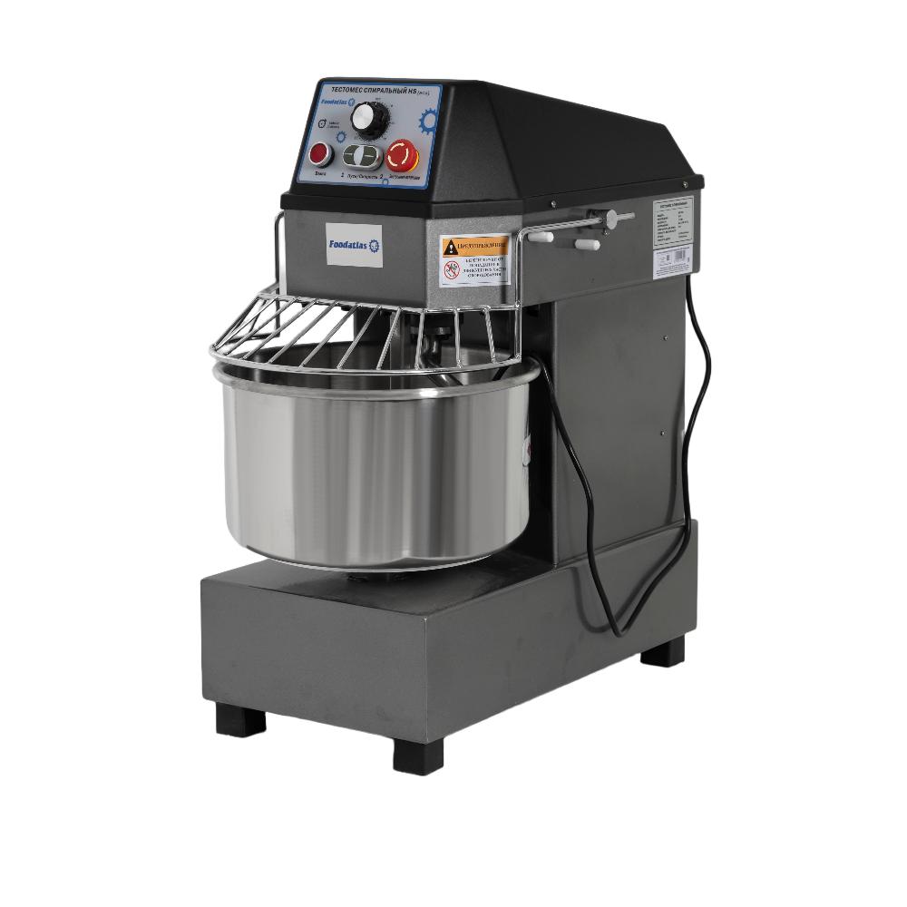 Тестомес спиральный HS-20A Foodatlas Eco 220В (графитовый) - 12